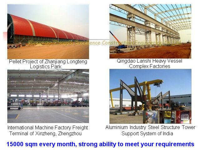 hangar de metal prefabricado
