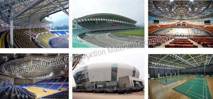 Estadio de fútbol económico de la estructura de acero para el pasillo de deporte
