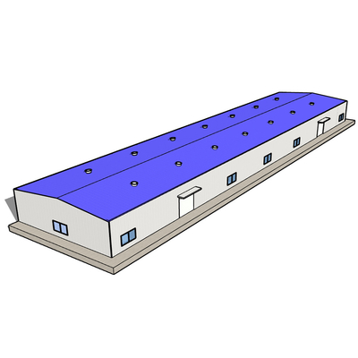 Q235 Q345b Readymade Heavy Steel Structure Warehouses Industrial Storage Shed