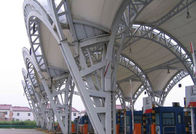 almacén de acero galvanizado del marco de acero de los prefabricados de los galpones del marco del espacio del braguero del tejado
