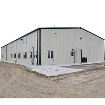 DIN Q235 Q345 Steel Structure Warehouse Hall / Hanger
