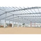 La estructura de acero industrial profesional de Q235 Warehouse prefabricó