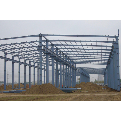 Bs Standard Portal Frame Structure Corrugated Sheet Metal Workshop Buildings