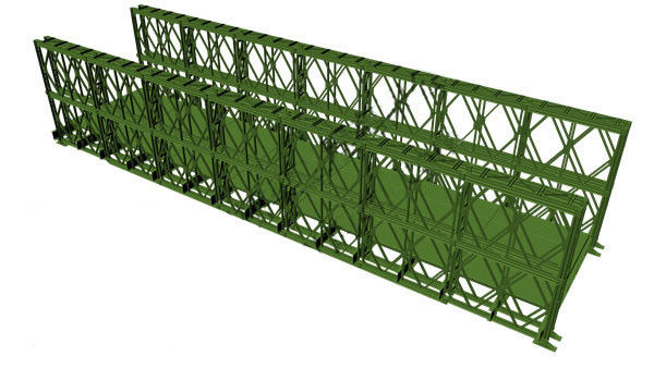 Tipo temporal de la capacidad de carga del puente de Bailey del grado de Q345B-Q460C 200