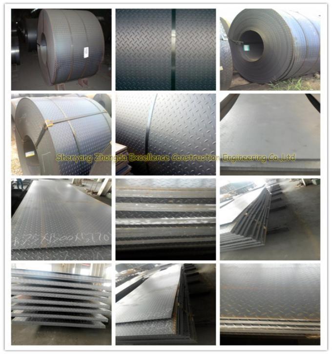 Precio A36 SS400 de la placa de acero del inspector del diamante del descenso del rasgón del carbono del proveedor de China