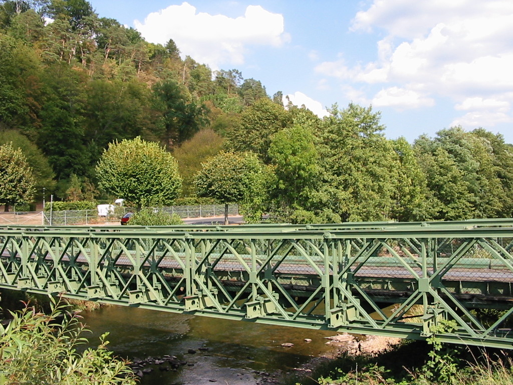 Puente de Bailey prefabricado de la estructura de acero de la construcción metálica