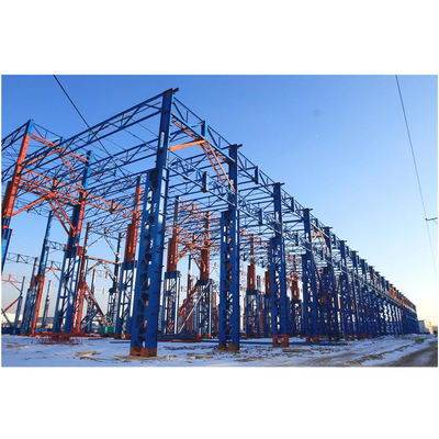 Customized Galvanized Prefabricated Steel Structure Building with Strength Bolt Connection