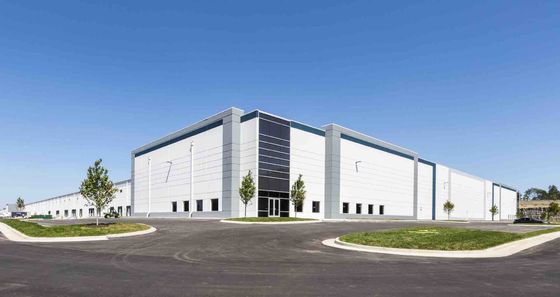 BS Warehouse Steel Structure 20m 30m 40m 50m Length 60ft 90 Ft 120 Ft
