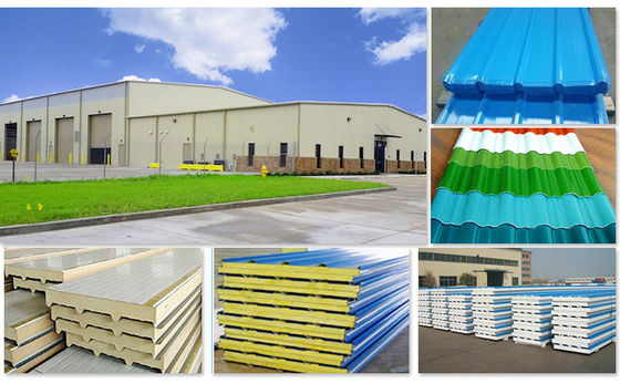 BS Warehouse Steel Structure 20m 30m 40m 50m Length 60ft 90 Ft 120 Ft